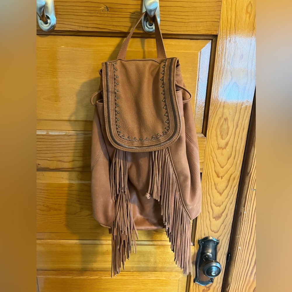 Lucky Brand Fringe Backpack